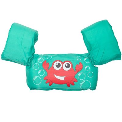 Flytdräkt, ny tredelad modell Grön Krabba för ett barn.